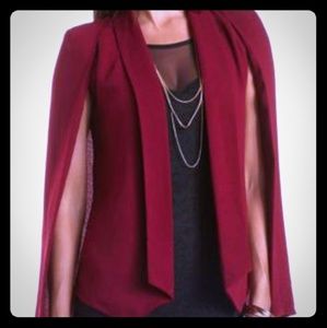 Plus size blazer cape
